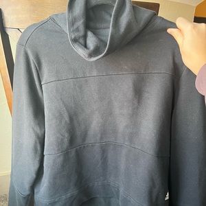 Adidas cropped pullover with logo stripe